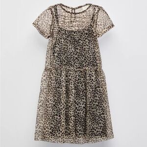 Zara Leopard Dress size 7